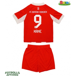 Bayern Munich Harry Kane #9 Hemmaställ Barn 2025-26 Kortärmad (+ Korta byxor)